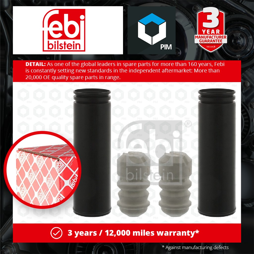 Febi Shock Absorber Dust Cover Kit Rear 13096 [PM458806]