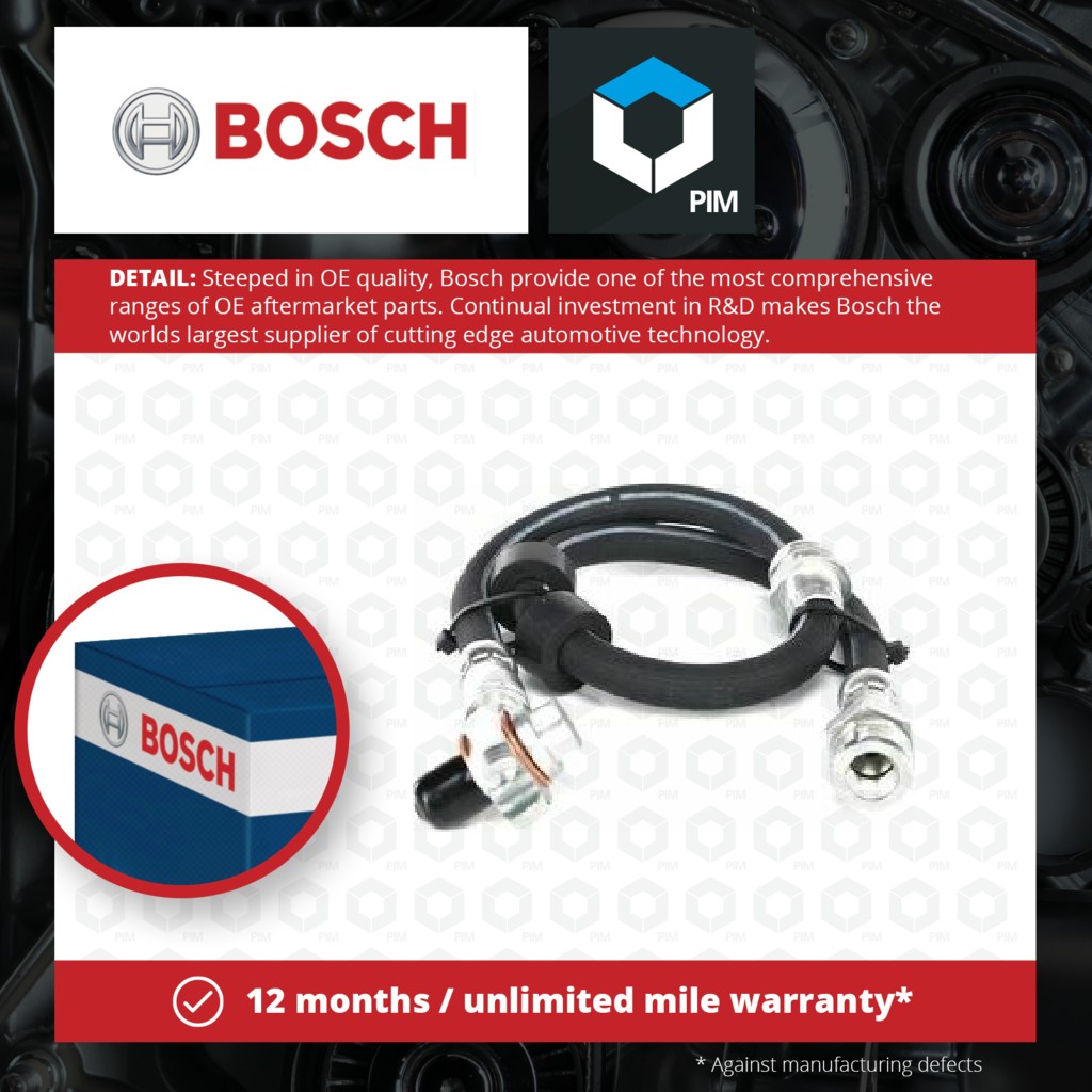 Bosch Brake Hose Front 1987476978 [PM456457]