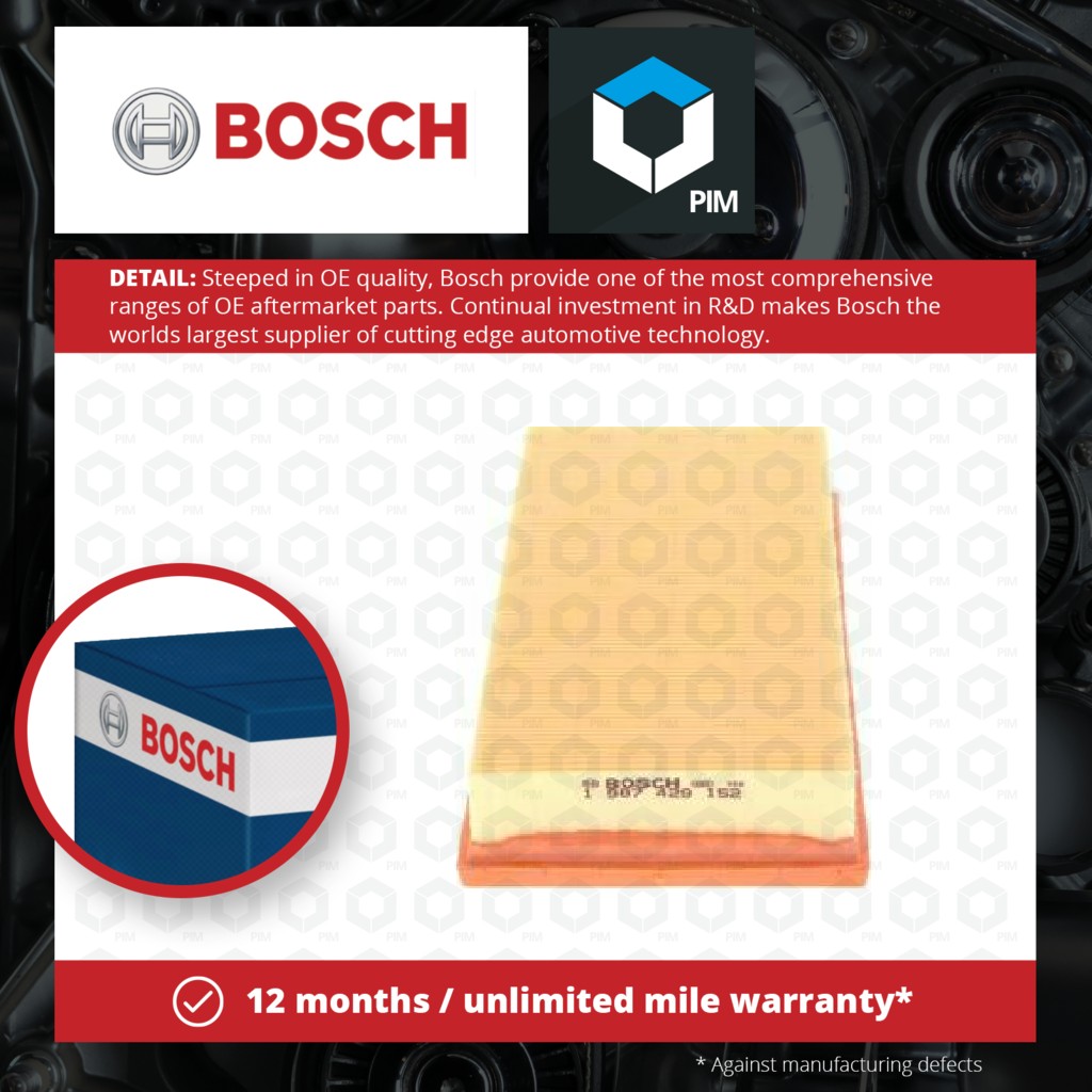 Bosch Air Filter 1987429152 [PM456437]