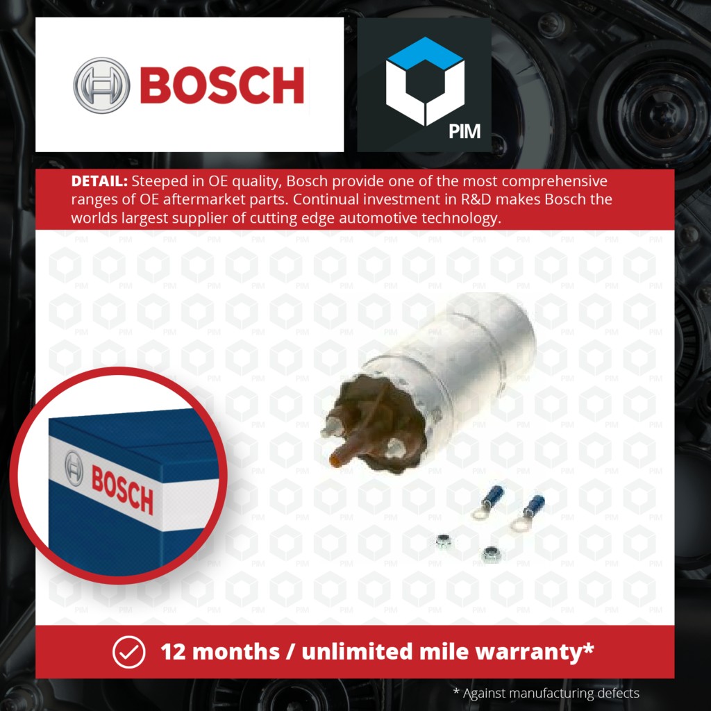 Bosch Fuel Pump In Line 0580464008 [PM456158]