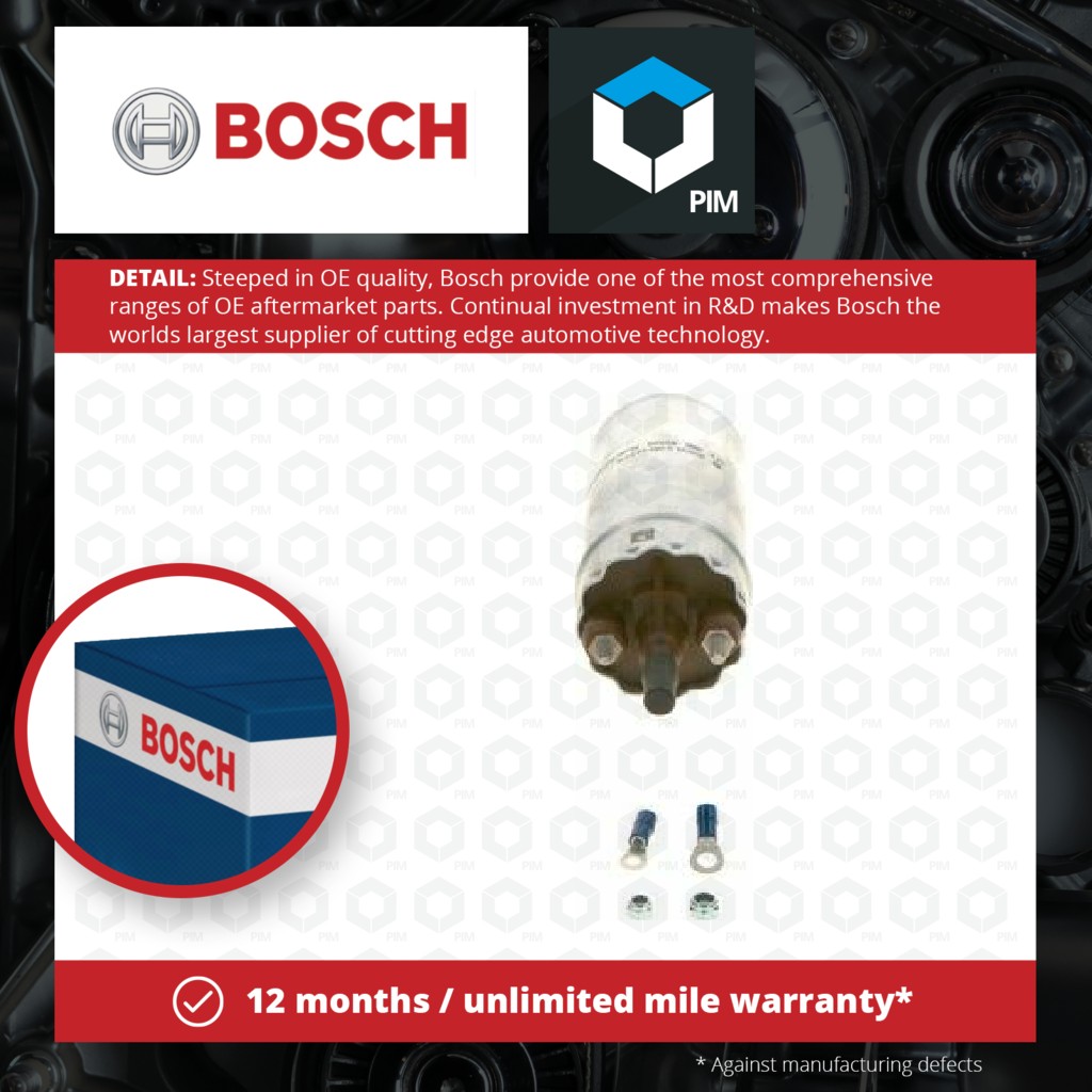 Bosch Fuel Pump In Line 0580463016 [PM456157]