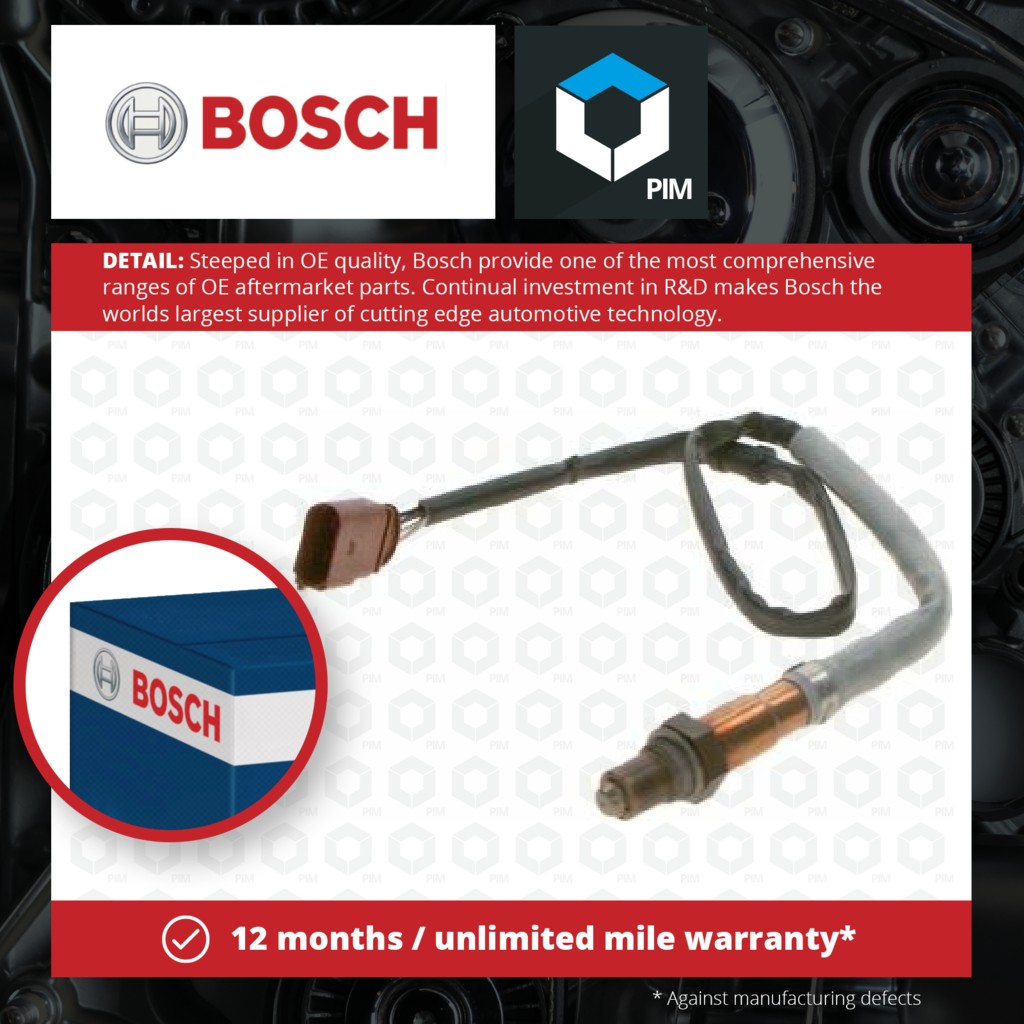 Bosch Lambda Sensor 0258006835 [PM455870]