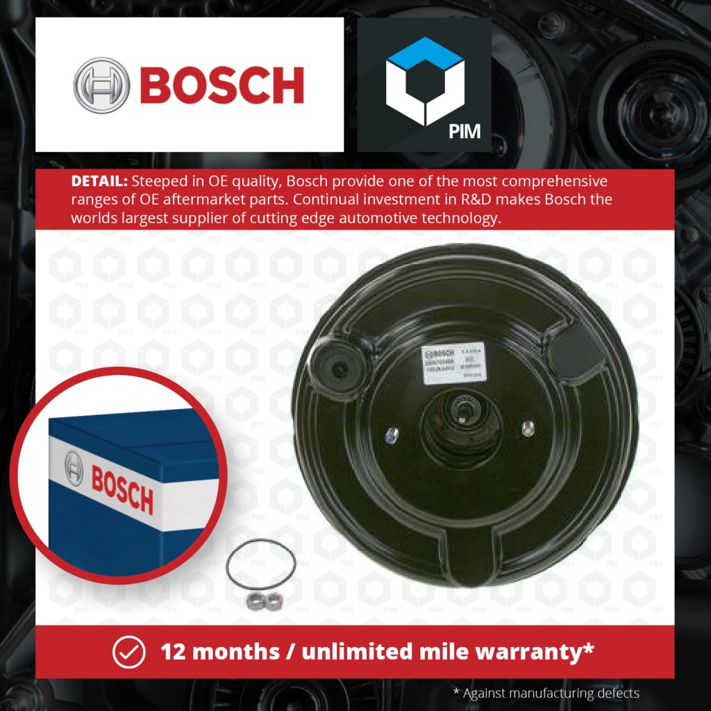 Bosch Brake Booster / Servo 0204125813 [PM455813]