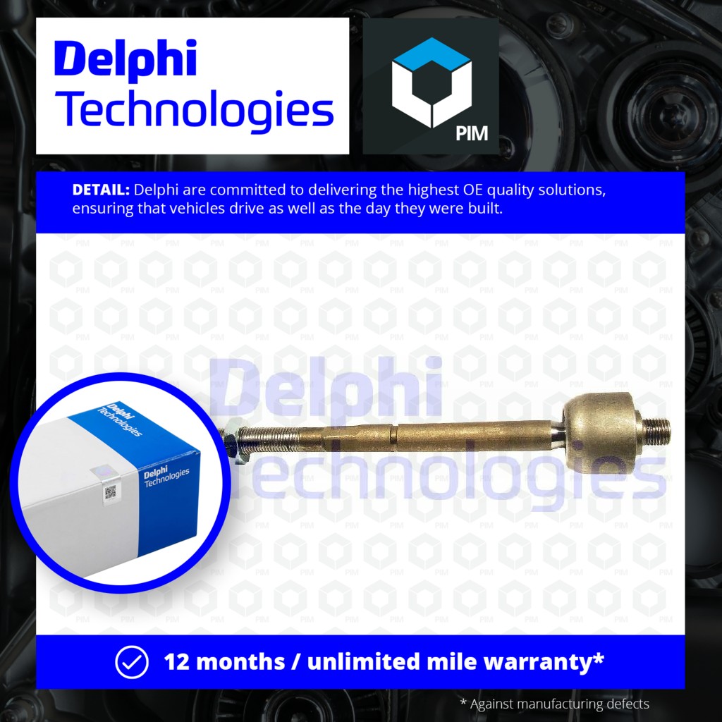 Delphi Inner Rack End Left or Right TA2502 [PM455245]