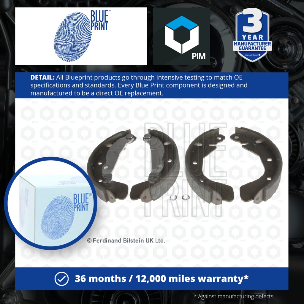 Blue Print Brake Shoes Set ADZ94121 [PM452417]