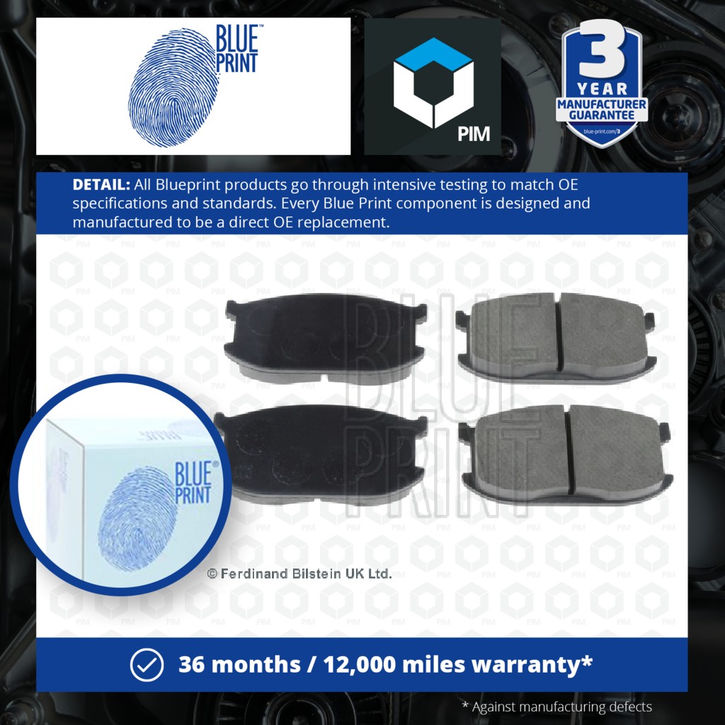 Blue Print Brake Pads Set Front ADM54202 [PM450282]