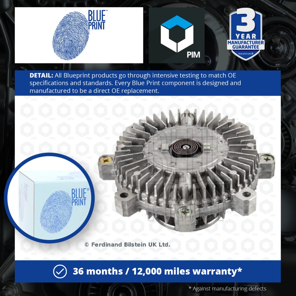 Blue Print Radiator Fan Viscous Coupling ADG091802 [PM448088]