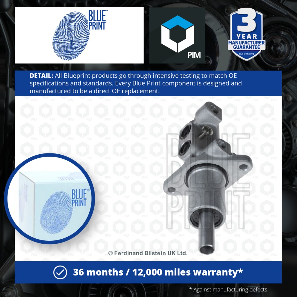 Blue Print Brake Master Cylinder ADA105102 [PM446961]