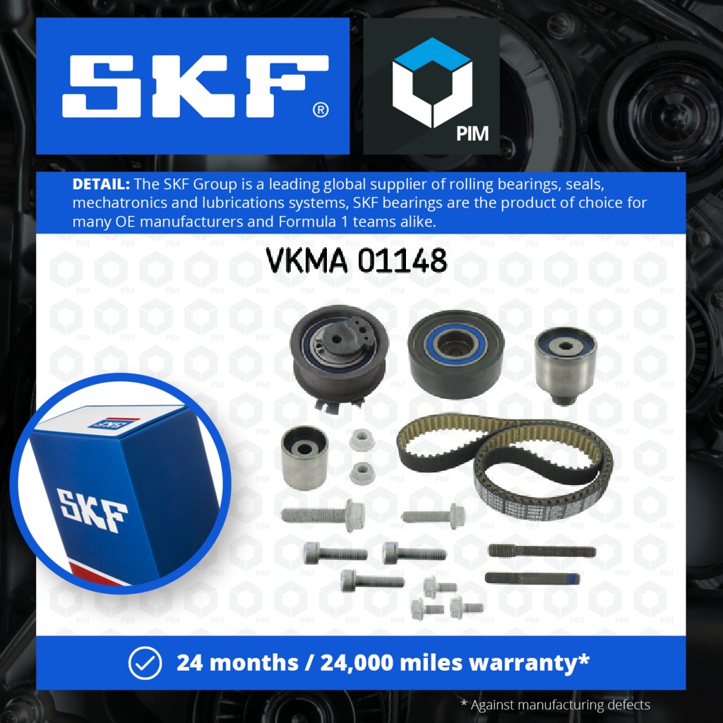 SKF Timing Belt Kit VKMA01148 [PM438522]