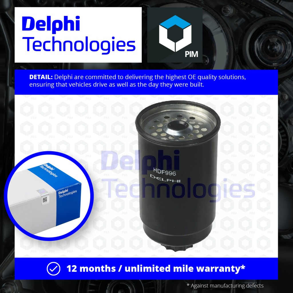 Delphi Fuel Filter HDF996 [PM436796]