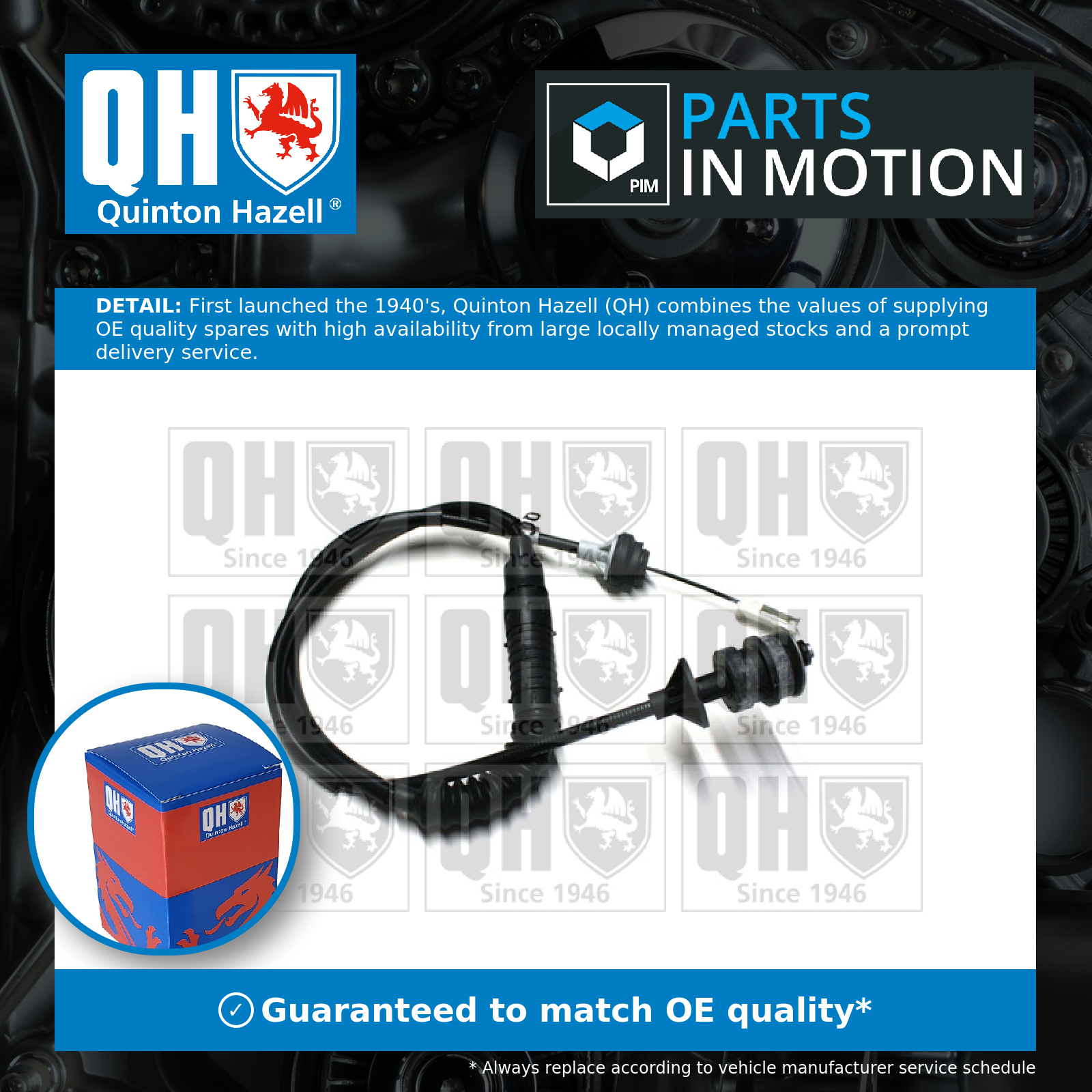 Quinton Hazell Clutch Cable QCC1990 [PM436737]