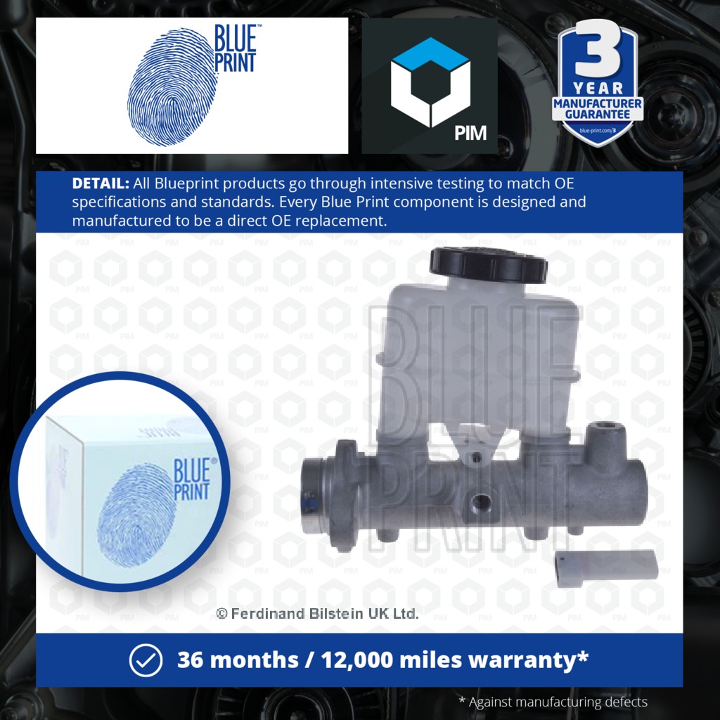 Blue Print Brake Master Cylinder ADN15122 [PM436574]