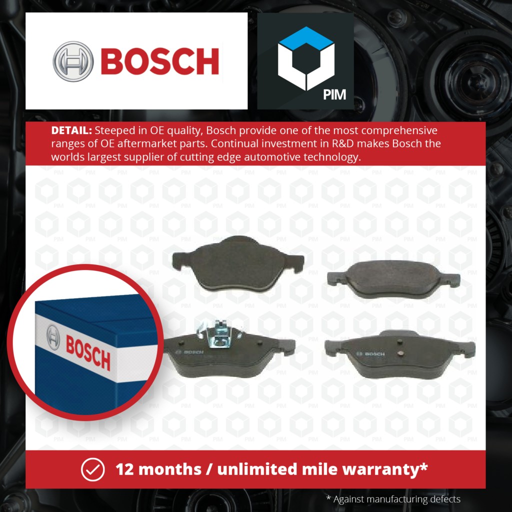 Bosch Brake Pads Set Front 0986494439 [PM434822]