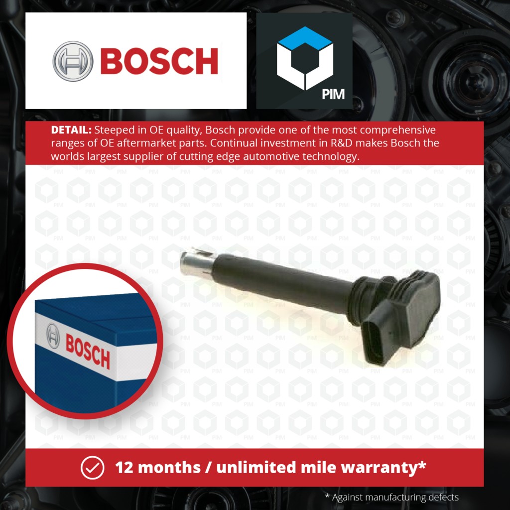 Bosch Ignition Coil 0221604115 [PM412376]