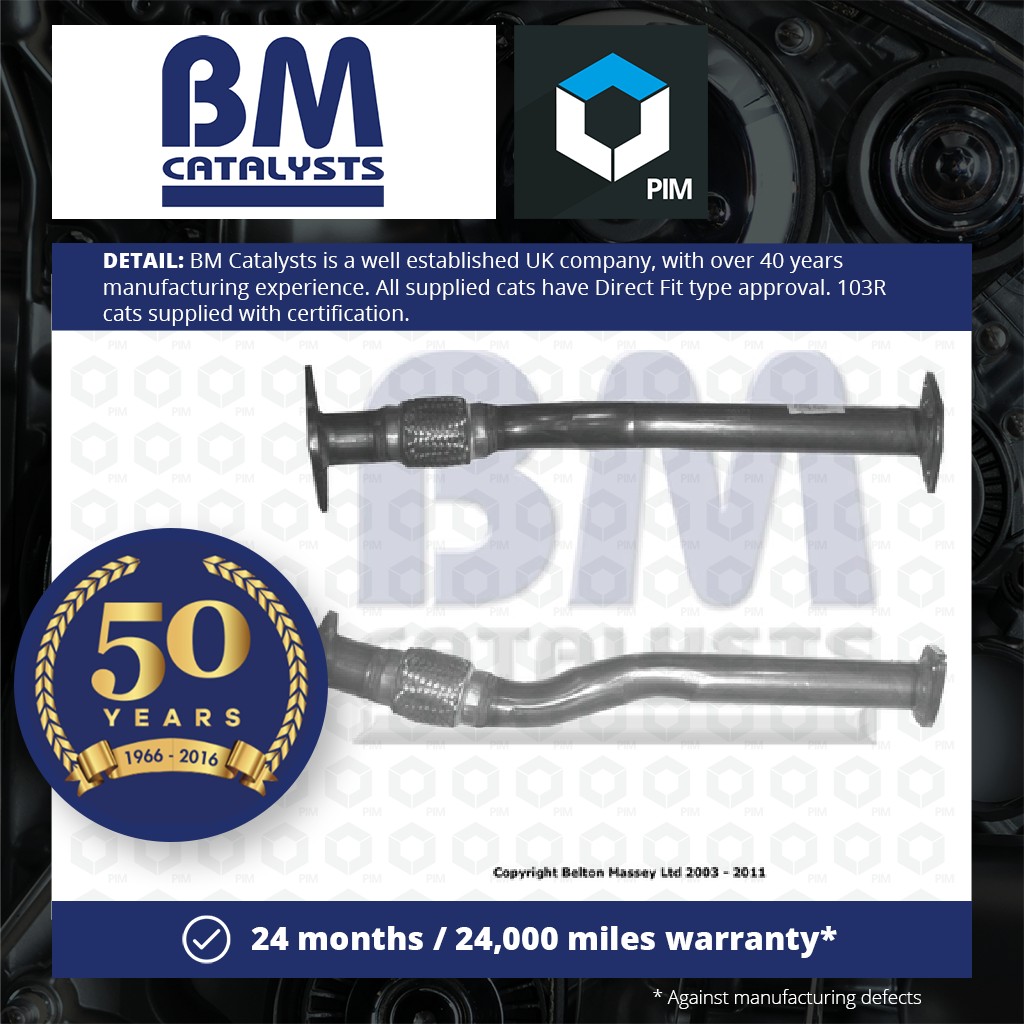 BM Catalysts Exhaust Pipe Front BM50178 [PM410355]