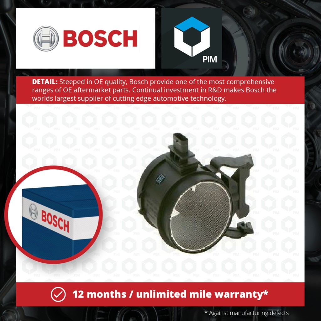 Bosch Air Mass Sensor 0280218190 [PM406365]