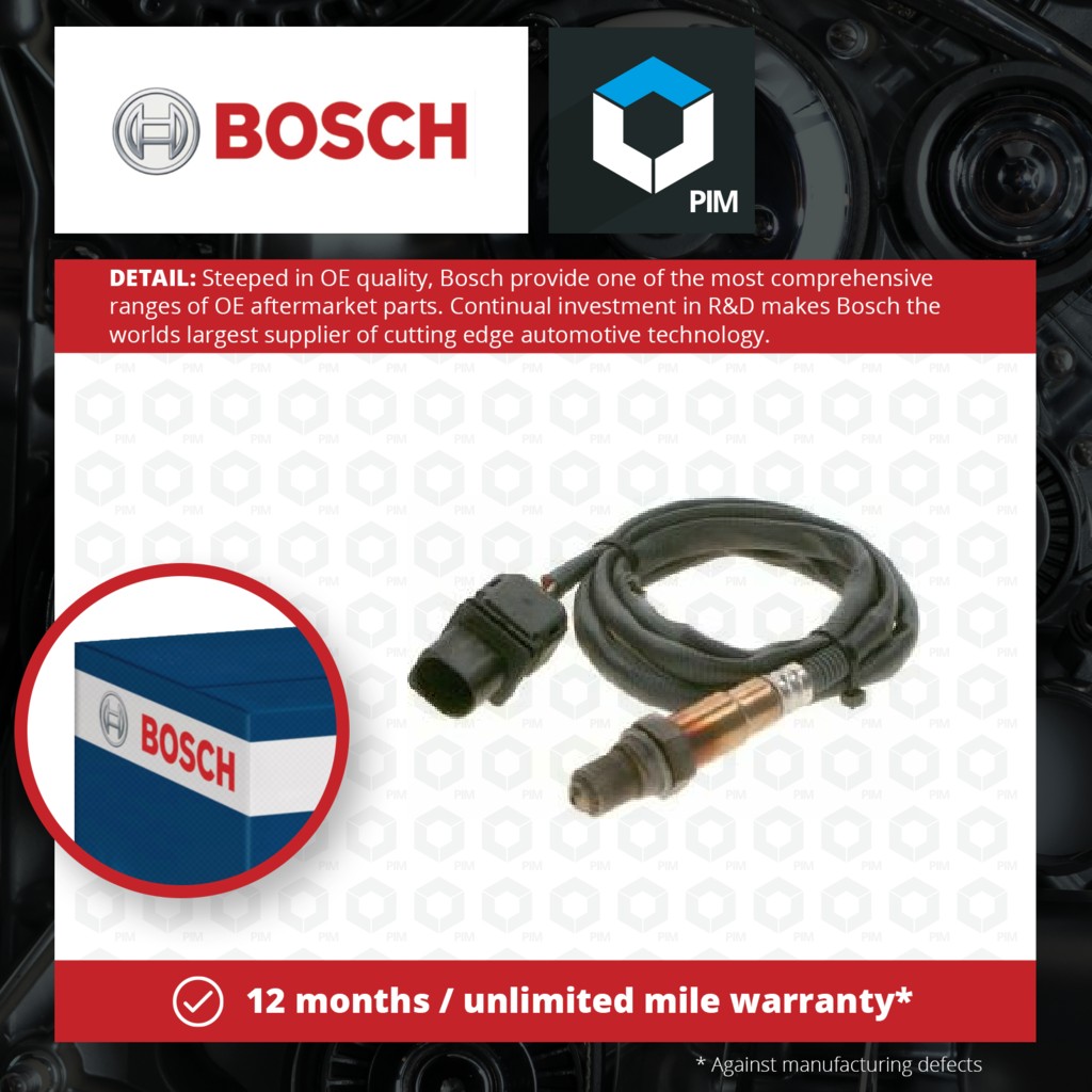 Bosch Lambda Sensor 0258017098 [PM405766]
