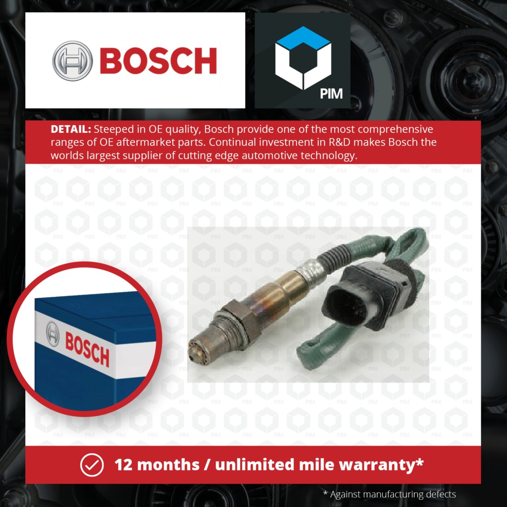 Bosch Lambda Sensor 0258017016 [PM405737]