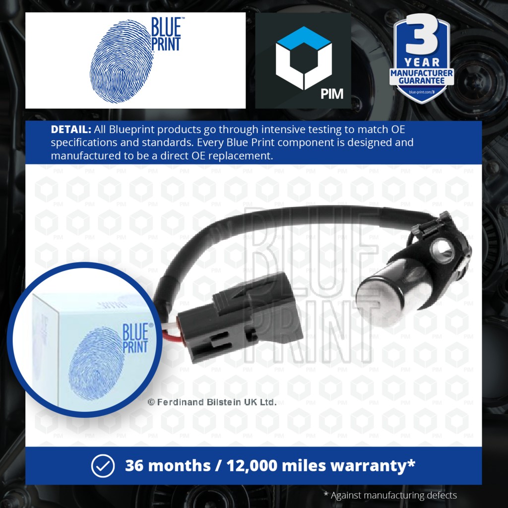 Blue Print RPM / Crankshaft Sensor ADT37224 [PM405562]