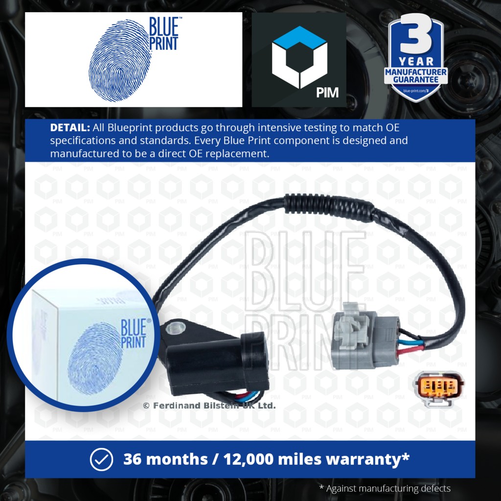 Blue Print RPM / Crankshaft Sensor ADM57204 [PM405536]