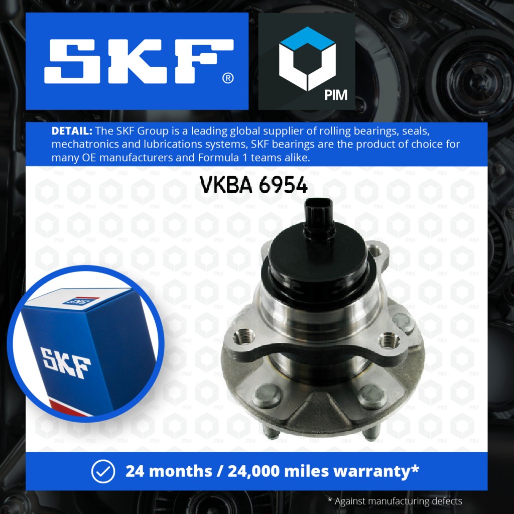 SKF Wheel Bearing Kit Front Left VKBA6954 [PM404505]