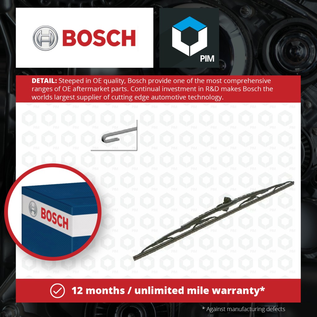 Bosch Wiper Blade Front SP24KS 3397011449 [PM404081]