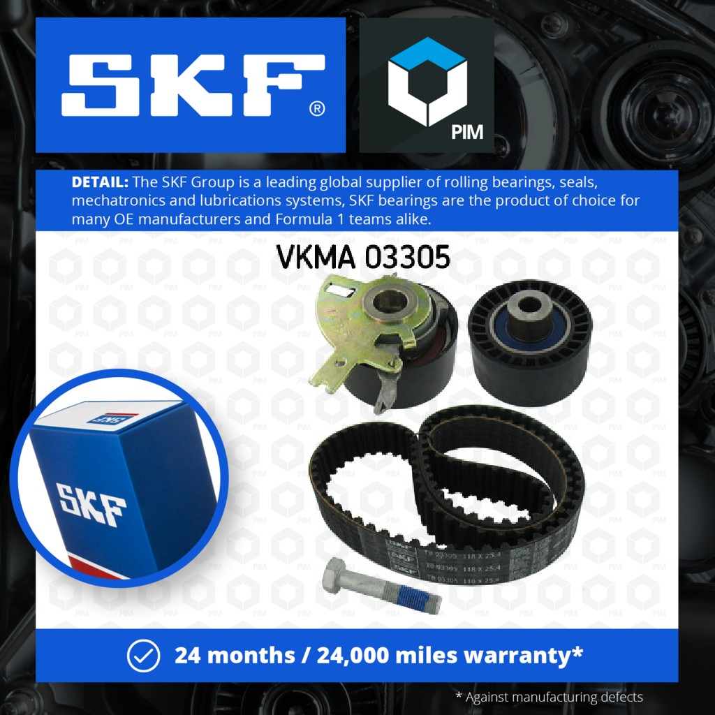SKF Timing Belt Kit VKMA03305 [PM404056]