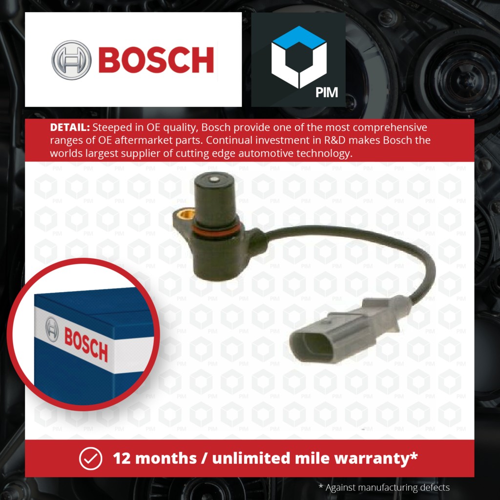 Bosch RPM / Crankshaft Sensor 0261210199 [PM400829]