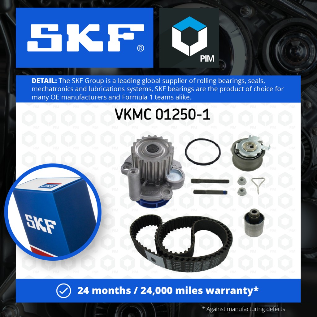 SKF Timing Belt & Water Pump Kit VKMC01250-1 [PM397816]