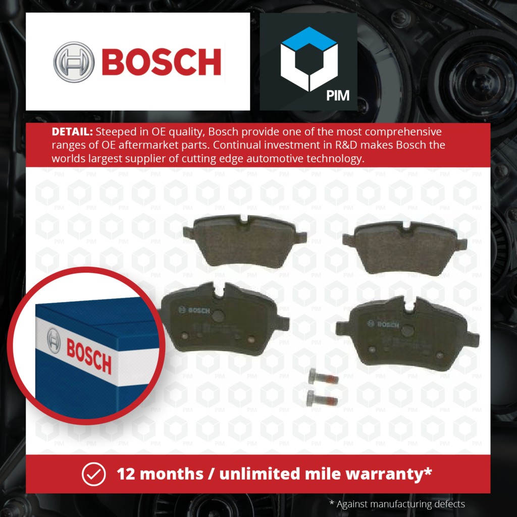 Bosch Brake Pads Set Front 0986494168 [PM397688]
