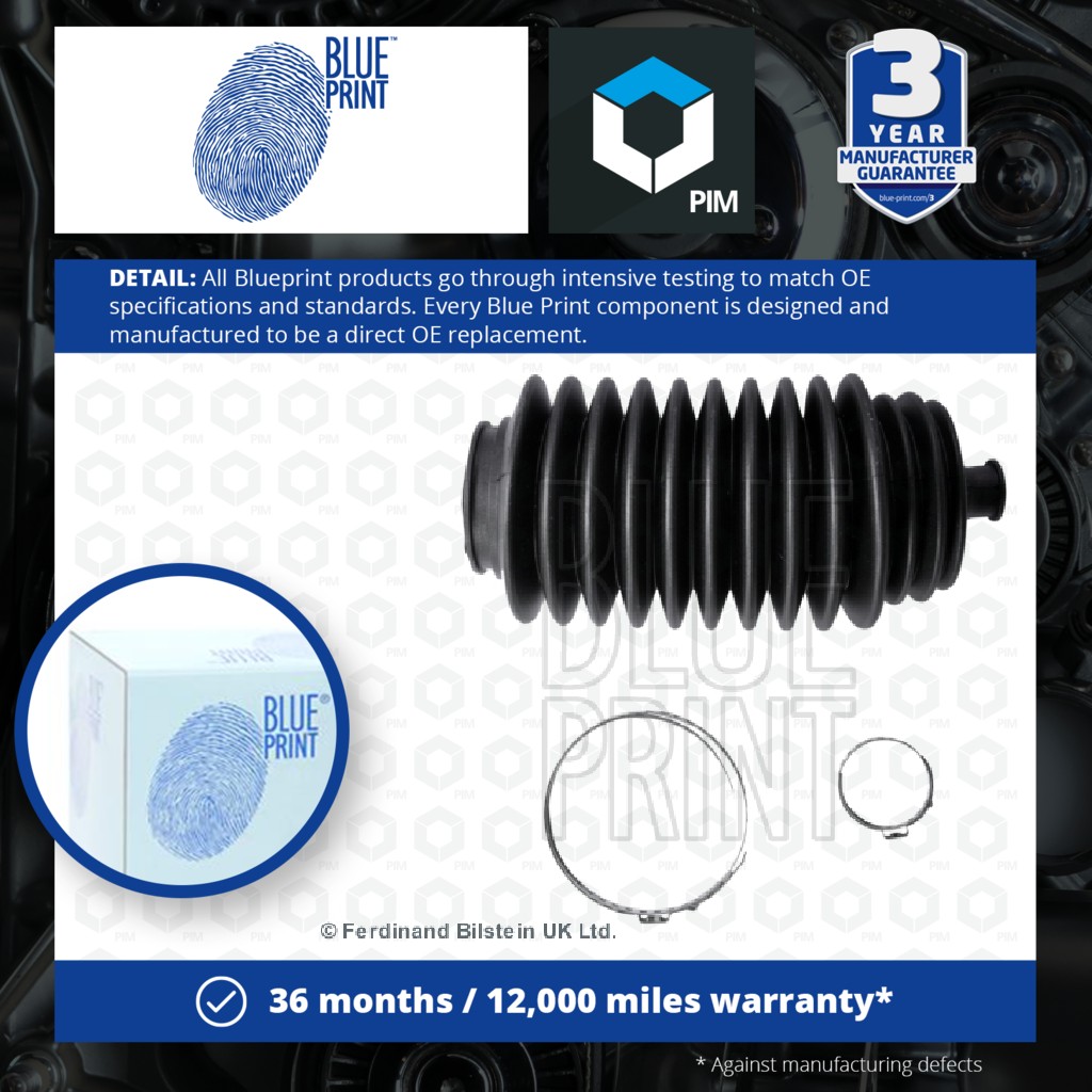 Blue Print Steering Rack Boot ADN181504 [PM395830]