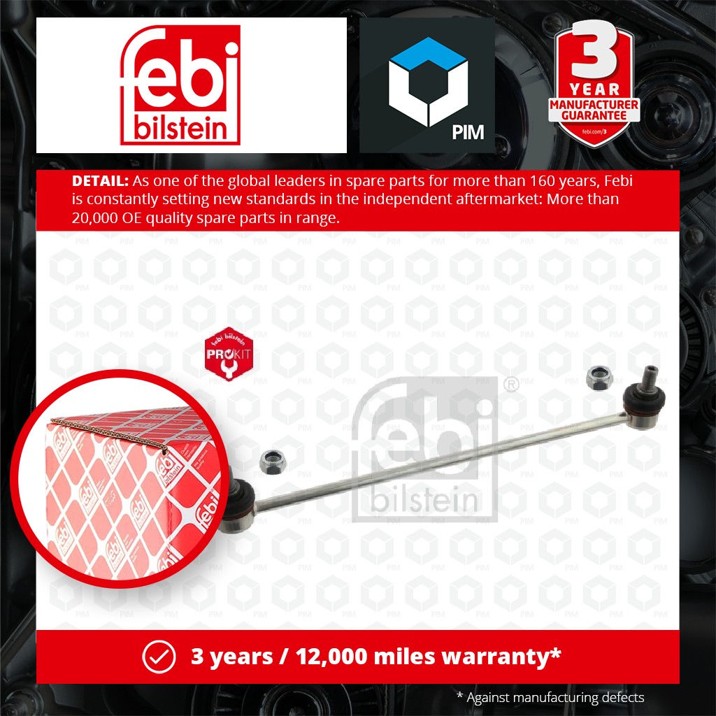 Febi Anti Roll Bar Link Front Left or Right 28090 [PM389427]