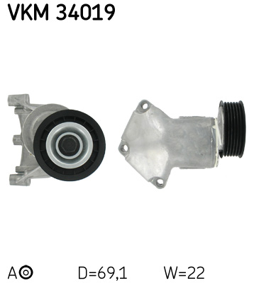 SKF VKM34019