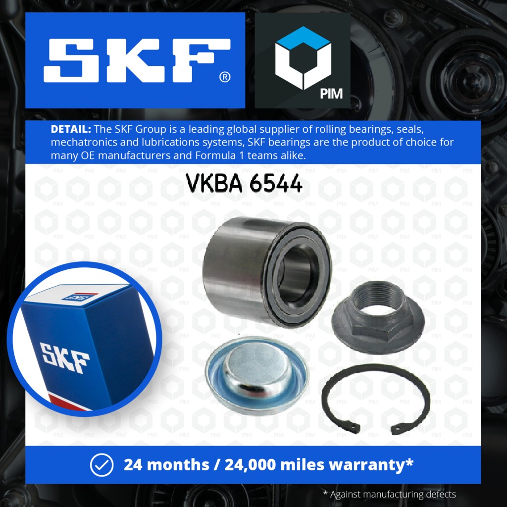 SKF Wheel Bearing Kit Rear VKBA6544 [PM384437]