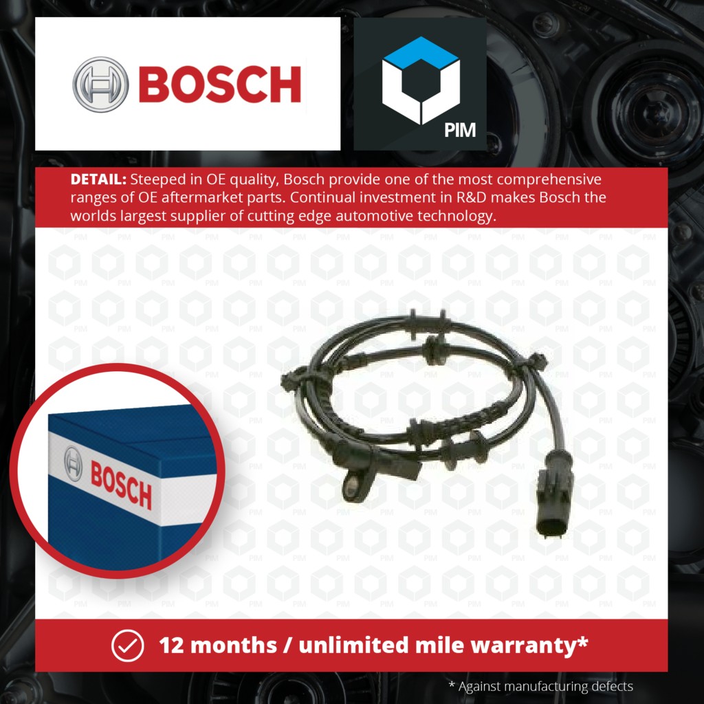 Bosch ABS Sensor Front 0265007448 [PM383999]