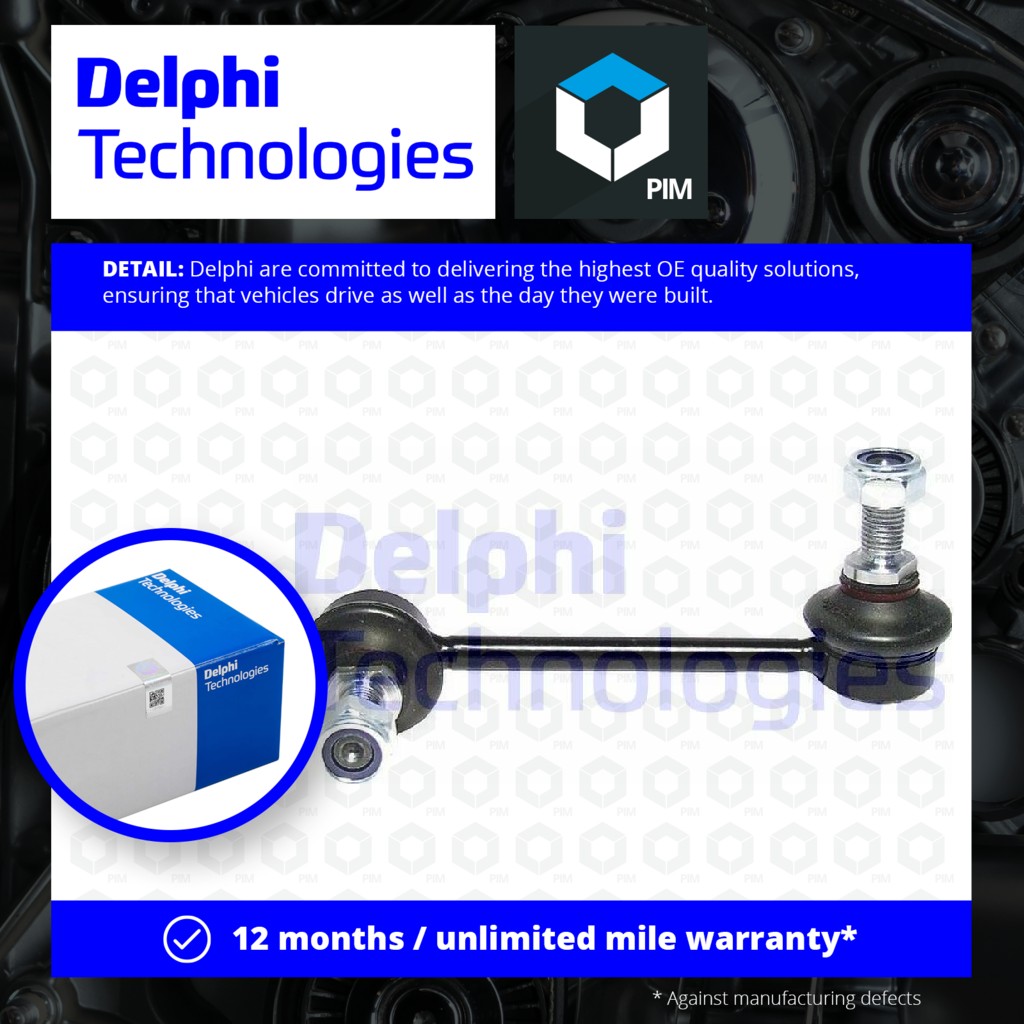 Delphi Anti Roll Bar Link Rear Right TC1547 [PM377398]
