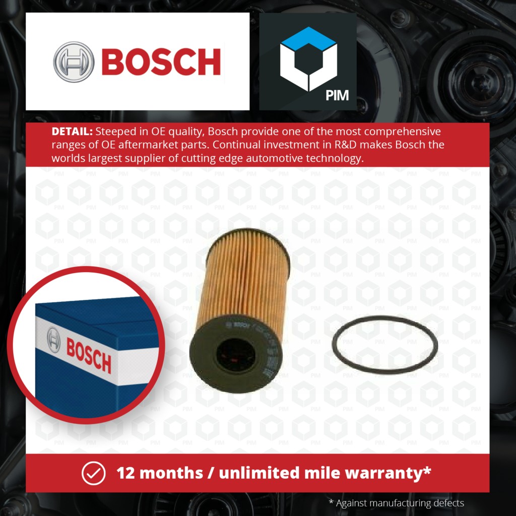Bosch Oil Filter F026407014 [PM376352]