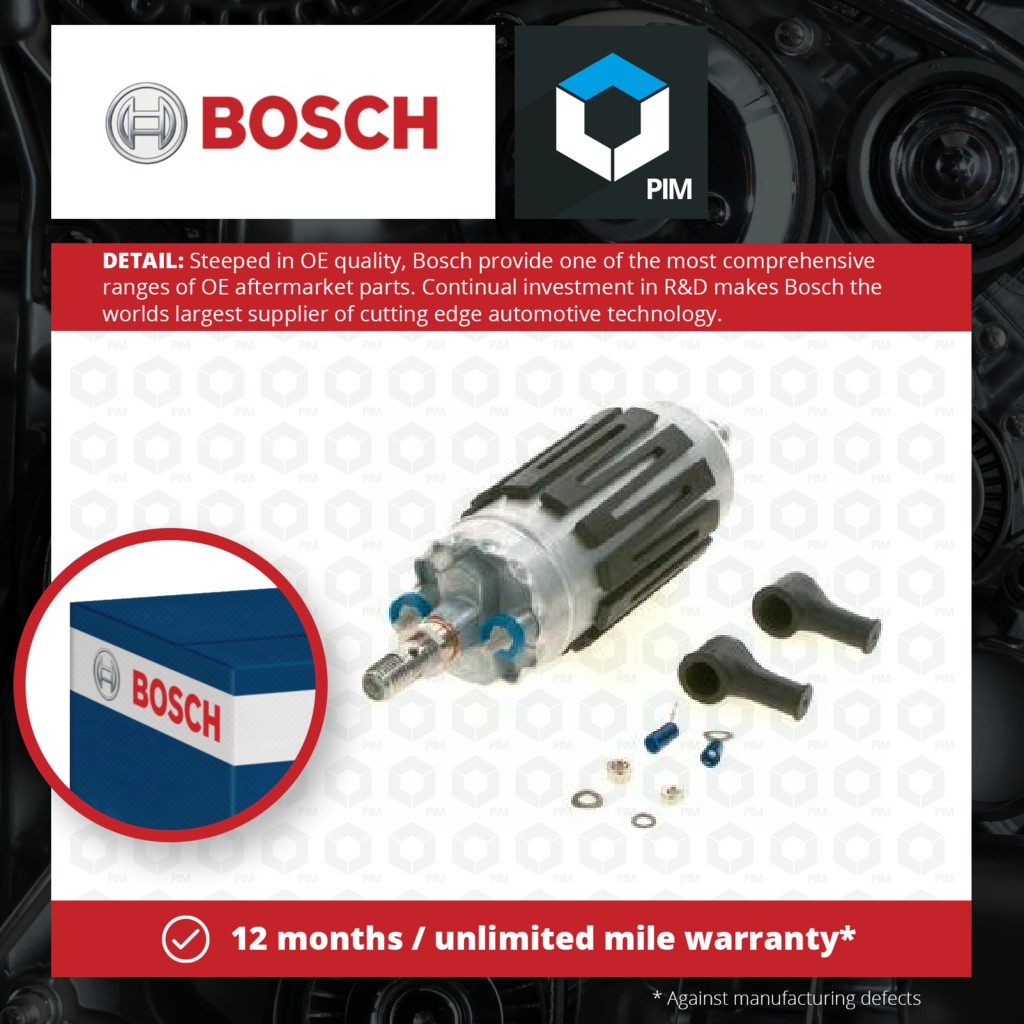 Bosch Fuel Pump In Line 0580464125 [PM374946]
