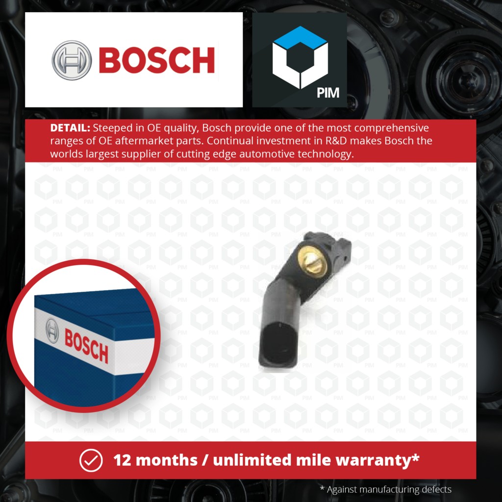 Bosch ABS Sensor 0986594505 [PM369349]