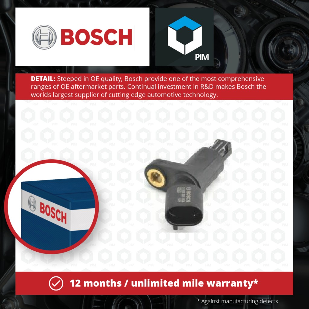 Bosch ABS Sensor 0986594004 [PM369319]