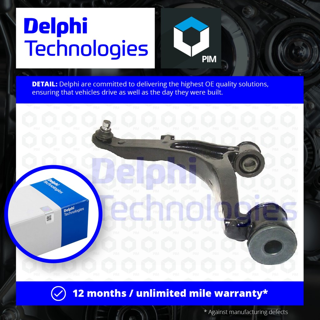 Delphi Wishbone / Suspension Arm Lower, Left TC1331 [PM366794]