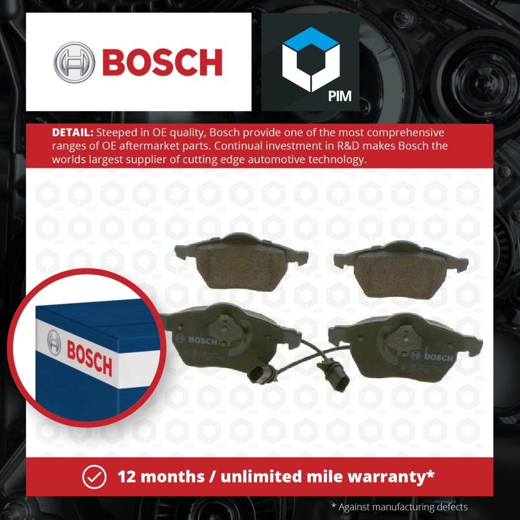 Bosch Brake Pads Set Front 0986494050 [PM361615]