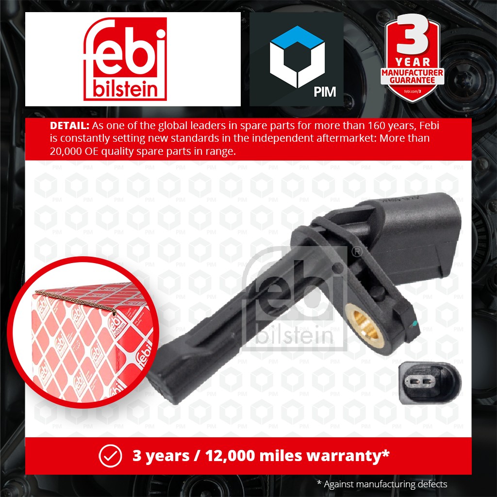 Rear Right ABS Wheel Speed Sensor for Volkswagen VW Passat 147 2008 - 2010 2.0 WHT003858 Rear Right ABS Wheel Speed Sensor for Volkswagen VW Passat 147 2008 - 2010 2.0 WHT003858