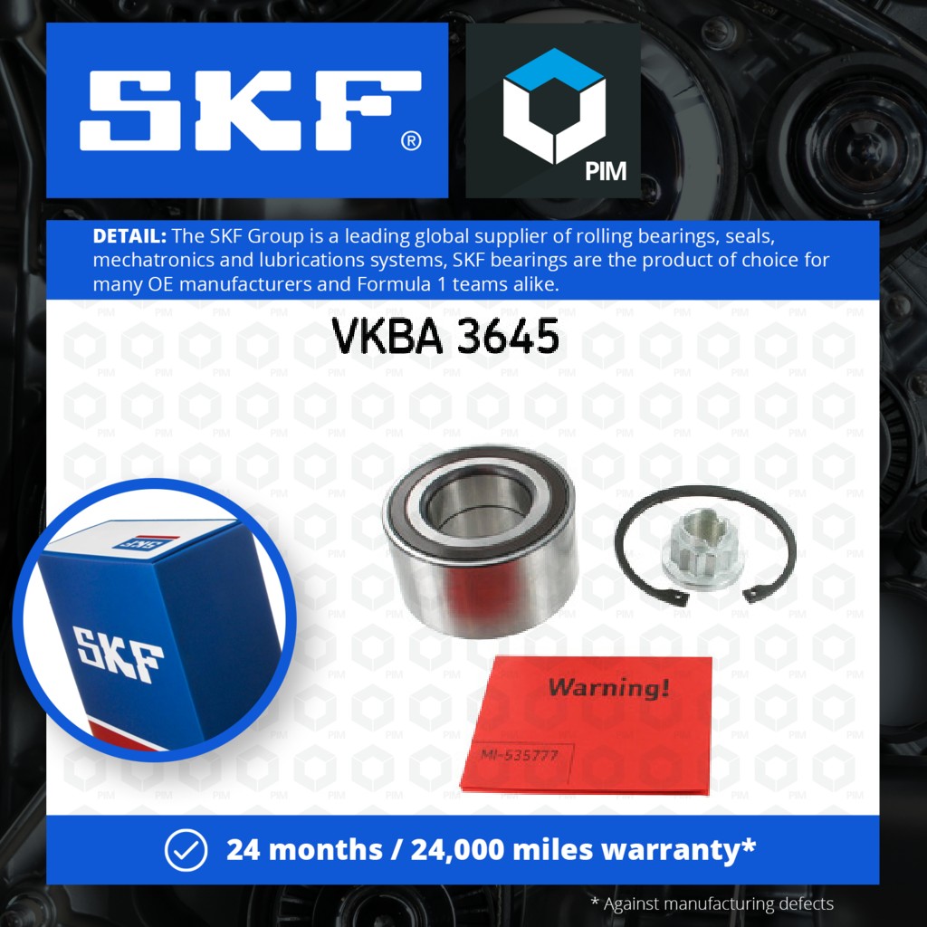 SKF Wheel Bearing Kit VKBA3645 [PM356799]