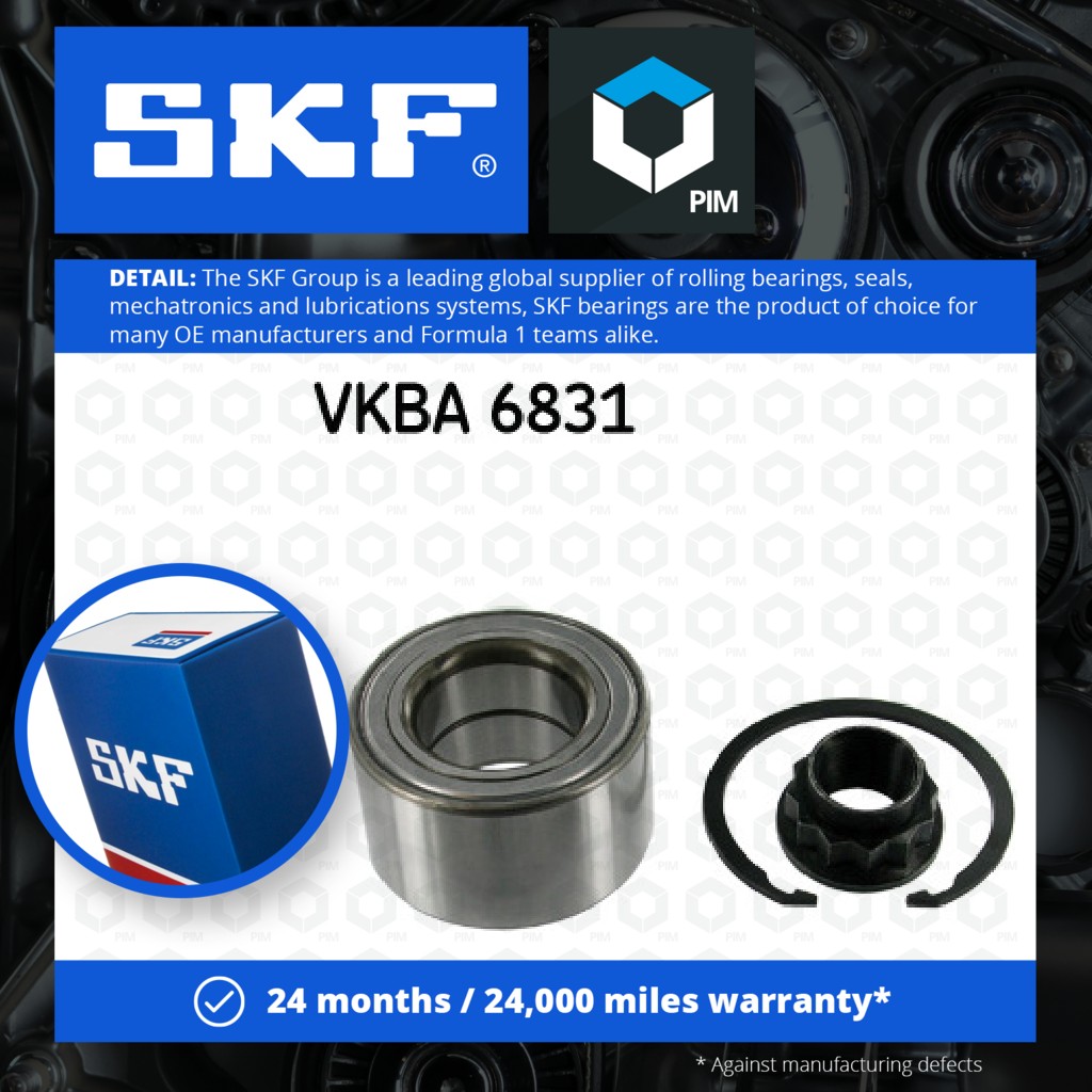 SKF Wheel Bearing Kit VKBA6831 [PM356793]