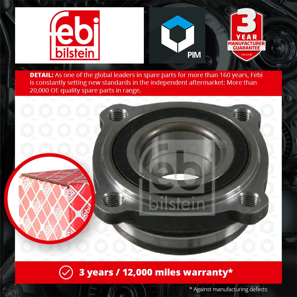 Febi Wheel Bearing Kit Rear 21166 [PM355608]
