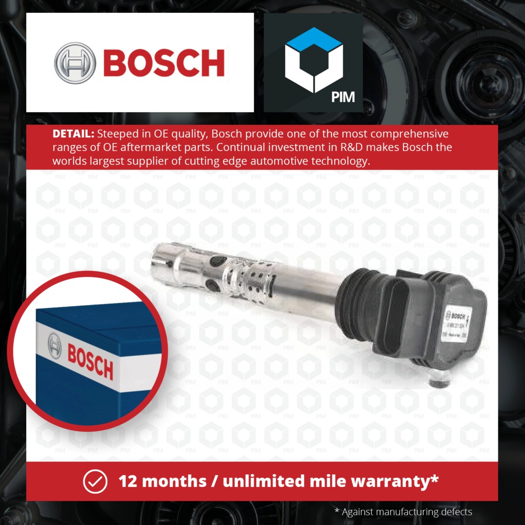 Bosch Ignition Coil 0986221024 [PM352654]