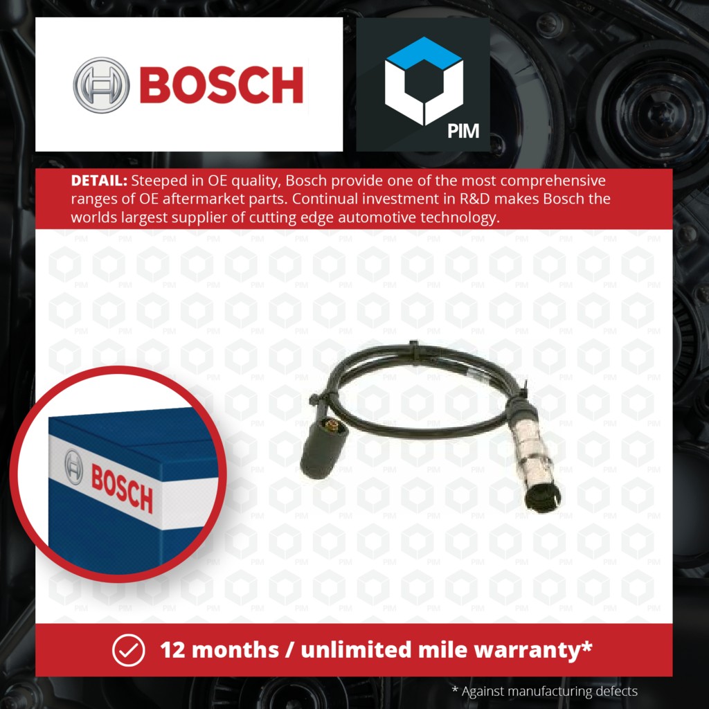 Bosch HT Leads Ignition Cables Set 0986356359 [PM350989]