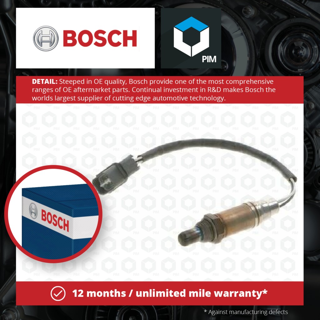 Bosch Lambda Sensor Pre Cat 0258005710 [PM350410]