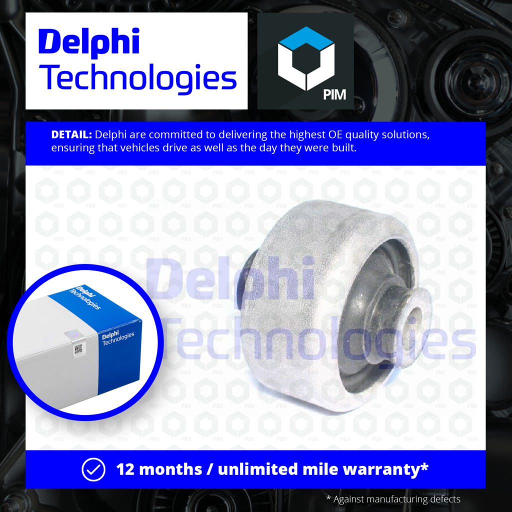 Delphi Wishbone / Control / Trailing Arm Bush TD534W [PM349362]